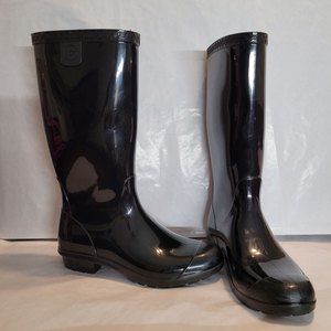 UGG Ladies US 7.5 Black Rain Boots